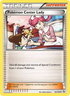 Pokémon Center Lady, Flashfire, no. 93