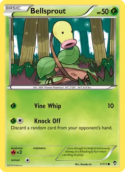 Bellsprout, Furious Fists, no. 1