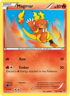 Magmar, Furious Fists, no. 10