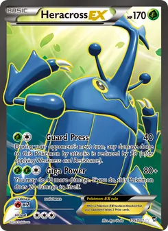 Heracross EX, Furious Fists, no. 105