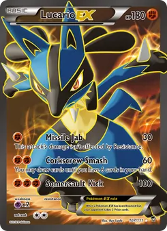 Lucario EX, Furious Fists, no. 107