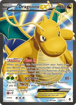 Dragonite EX, Furious Fists, no. 108