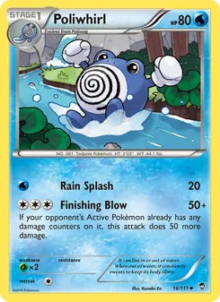 Poliwhirl, Furious Fists, no. 16