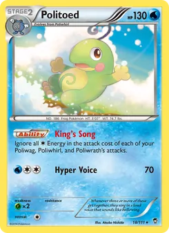 Politoed, Furious Fists, no. 18