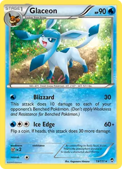 Glaceon, Furious Fists, no. 19