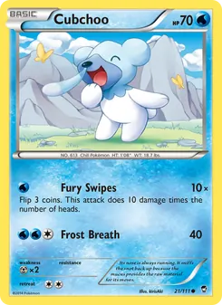 Cubchoo, Furious Fists, no. 21