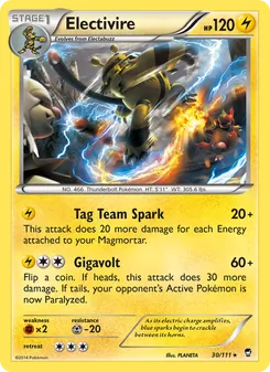 Electivire, Furious Fists, no. 30