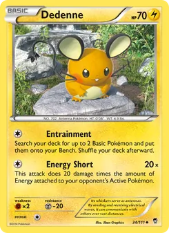 Dedenne, Furious Fists, no. 34