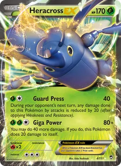 Heracross EX, Furious Fists, no. 4