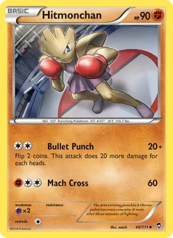 Hitmonchan, Furious Fists, no. 48