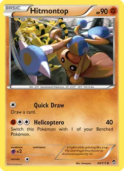 Hitmontop, Furious Fists, no. 49
