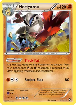 Hariyama, Furious Fists, no. 52
