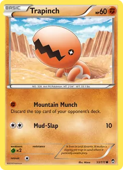 Trapinch, Furious Fists, no. 53