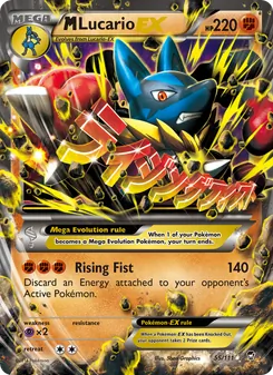 M Lucario EX, Furious Fists, no. 55