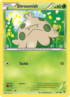 Shroomish, Furious Fists, no. 6