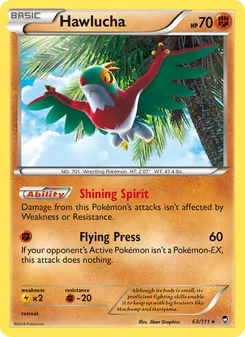 Hawlucha, Furious Fists, no. 63