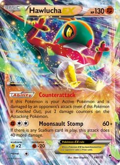 Hawlucha EX, Furious Fists, no. 64