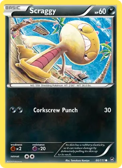Scraggy, Furious Fists, no. 66