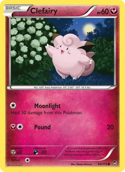 Clefairy, Furious Fists, no. 69