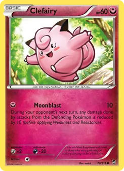 Clefairy, Furious Fists, no. 70