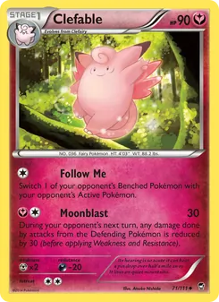 Clefable, Furious Fists, no. 71