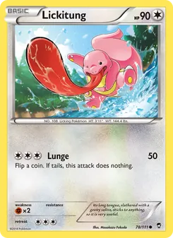 Lickitung, Furious Fists, no. 78