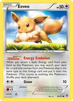 Eevee, Furious Fists, no. 80