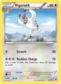 Vigoroth, Furious Fists, no. 82