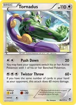 Tornadus, Furious Fists, no. 86