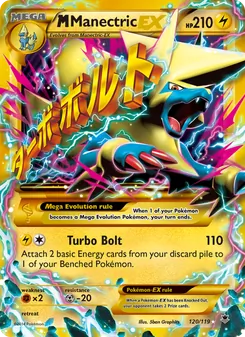 M Manectric EX, Phantom Forces, no. 120