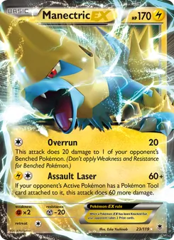 Manectric EX, Phantom Forces, no. 23