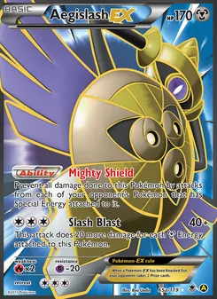 Aegislash EX, Phantom Forces, no. 65a