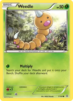 Weedle, Primal Clash, no. 1