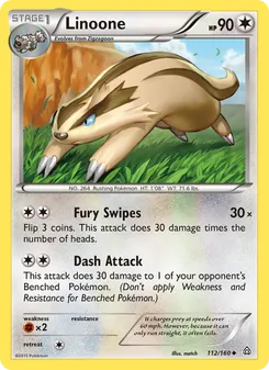 Linoone, Primal Clash, no. 112