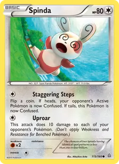 Spinda, Primal Clash, no. 115