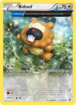 Bidoof, Primal Clash, no. 117