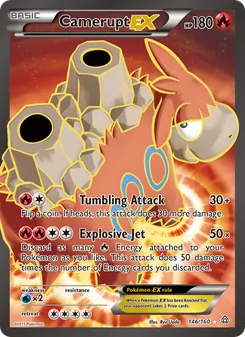 Camerupt EX, Primal Clash, no. 146