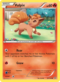 Vulpix, Primal Clash, no. 20