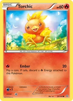 Torchic, Primal Clash, no. 25