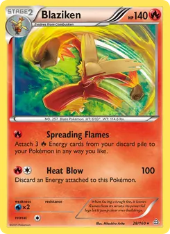 Blaziken, Primal Clash, no. 28
