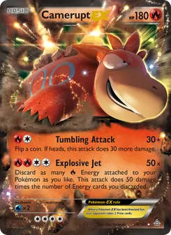 Camerupt EX, Primal Clash, no. 29