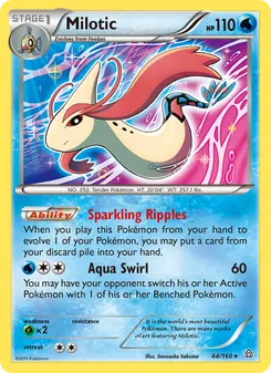 Milotic, Primal Clash, no. 44