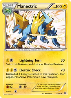 Manectric, Primal Clash, no. 61