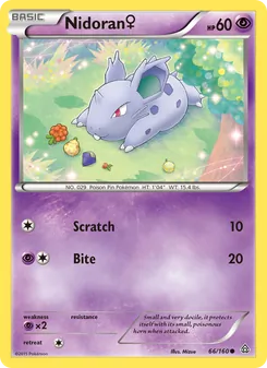 Nidoran♀, Primal Clash, no. 66