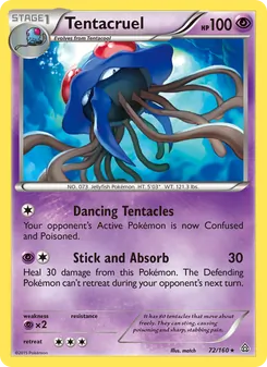 Tentacruel, Primal Clash, no. 72