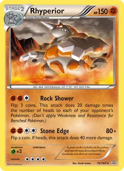 Rhyperior, Primal Clash, no. 76