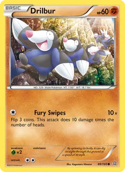 Drilbur, Primal Clash, no. 89