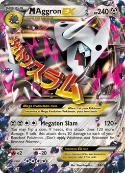 M Aggron EX, Primal Clash, no. 94