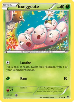 Exeggcute, Roaring Skies, no. 1