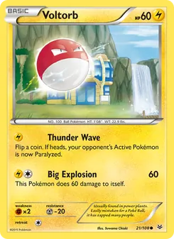 Voltorb, Roaring Skies, no. 21